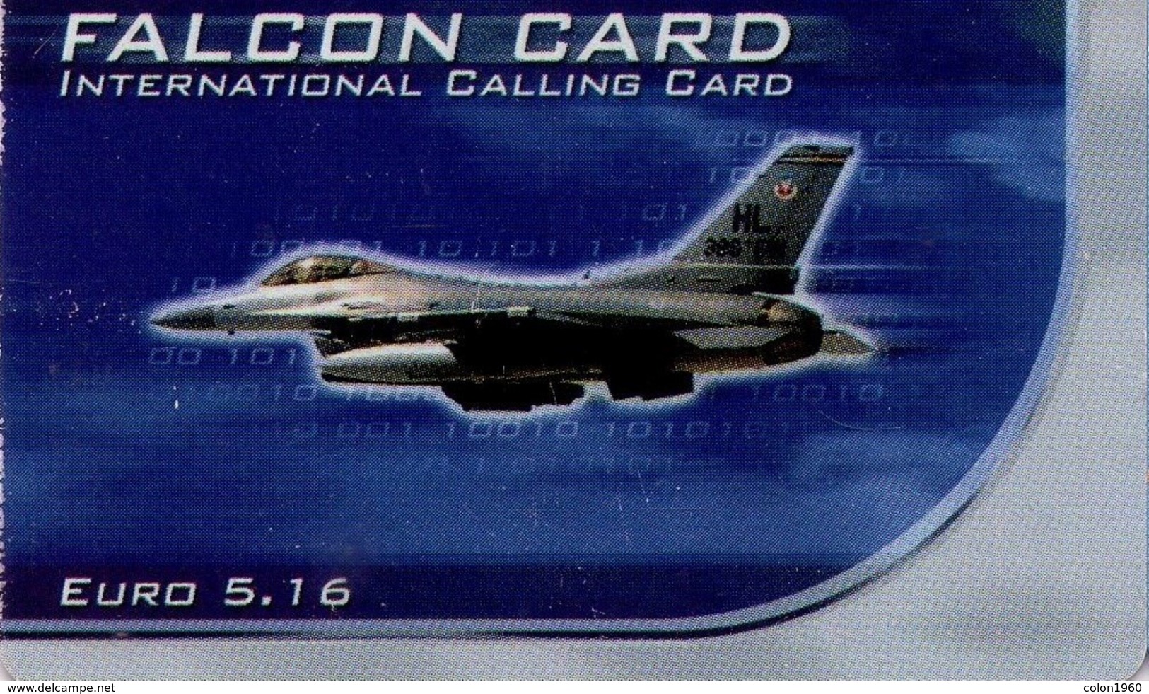 TARJETA TELEFONICA DE ITALIA, PREPAGO, AVIONES. FALCON CARD, PRE-FAL-001. (170) - Avions