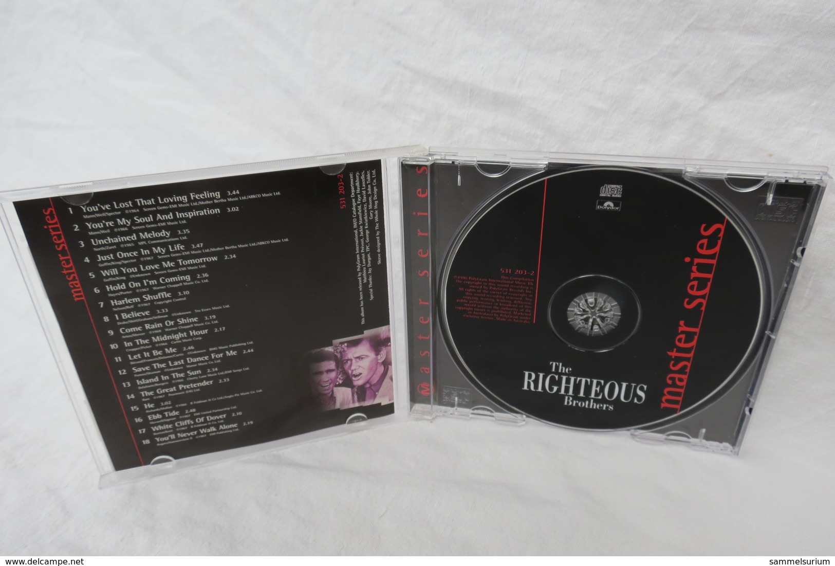 CD "The Righteous Brothers" Master Series - Sonstige & Ohne Zuordnung