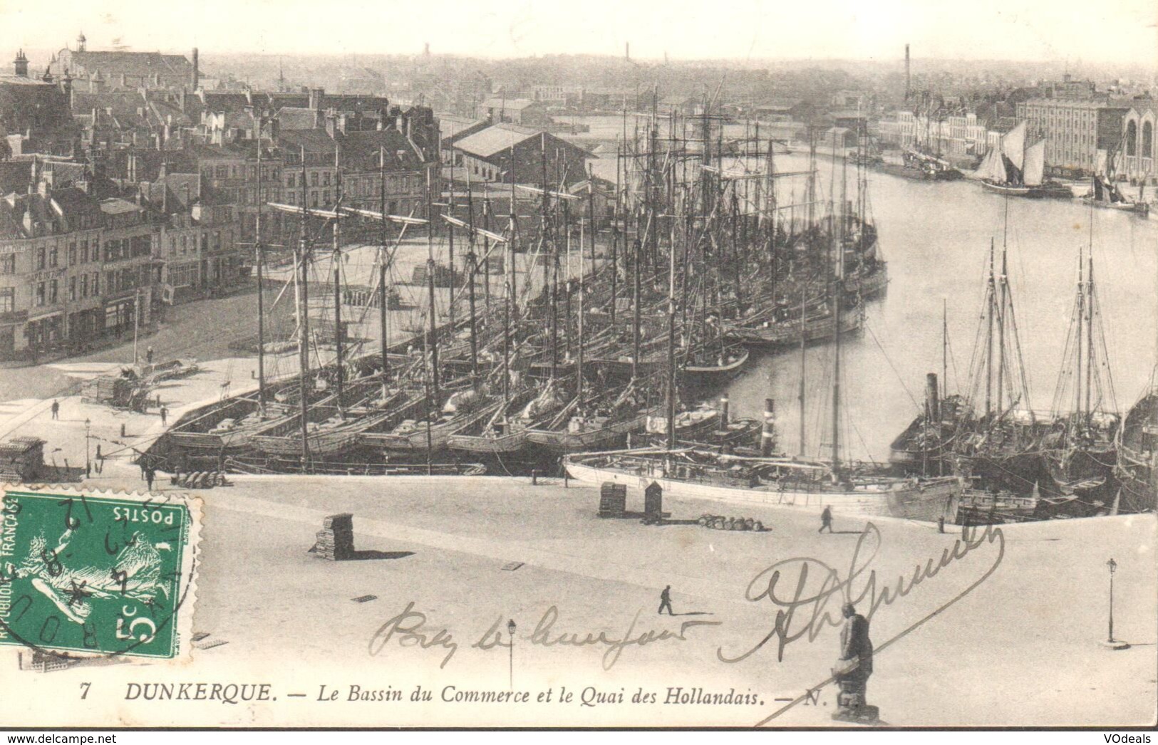 CPA - France - (59) Nord - Dunkerque - Le Bassin Du Commerce Et Le Quai Des Hollandais - Dunkerque