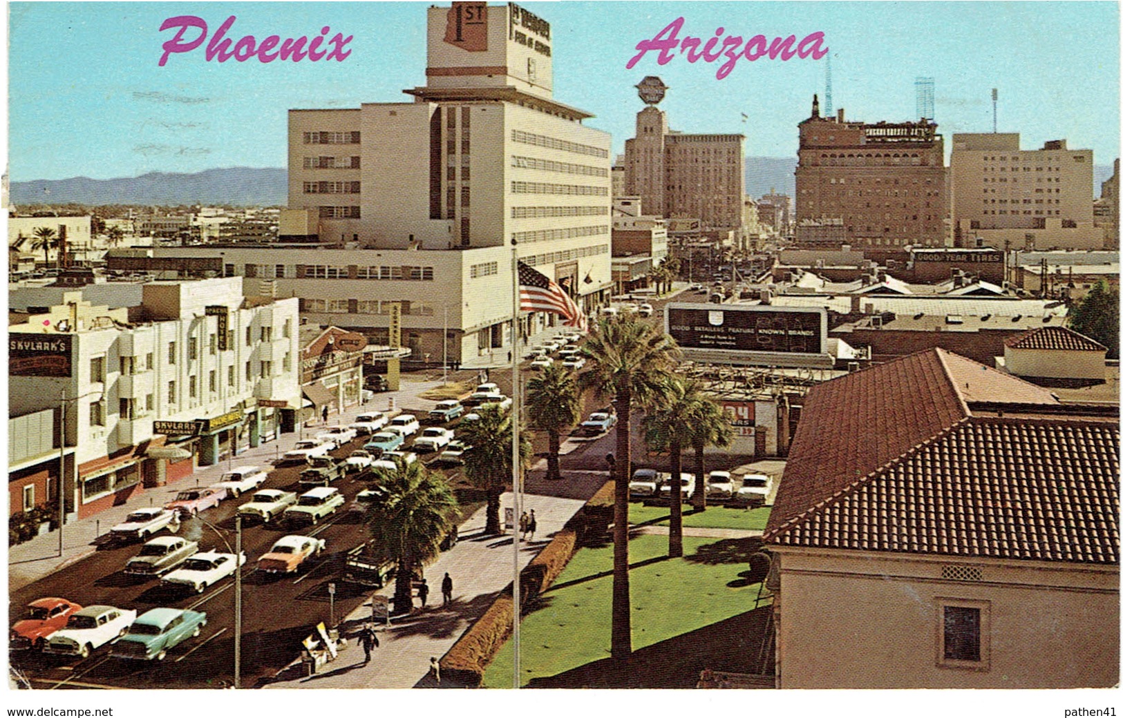 CPM ETATS-UNIS ARIZONA PHOENIX - Vue Sur Central Avenue - 1968 - Phoenix