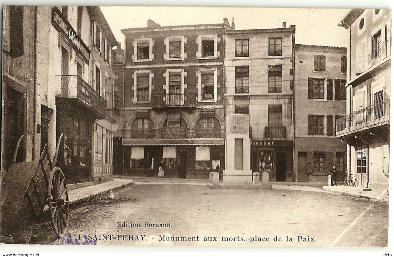 SAINT-PERAY Monument Aux Morts. Place De La Paix. Ed. Poreaud 4 - Saint Péray