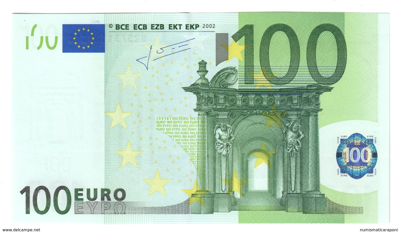 Italia 100 &euro; J031B1 S Trichet Q.fds  Cod.&euro;.243 - 100 Euro