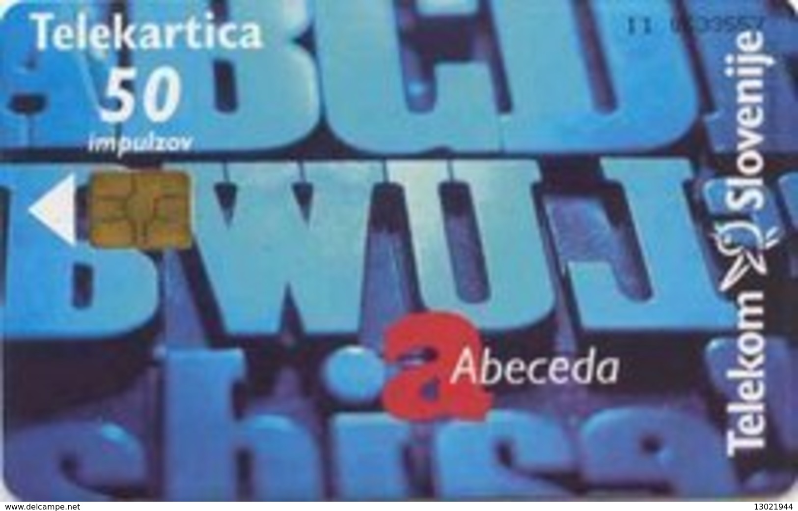 SLOVENIA SCHEDA TELEFONICA  Abeceda - Alphabet / Intrade - Non Classificati