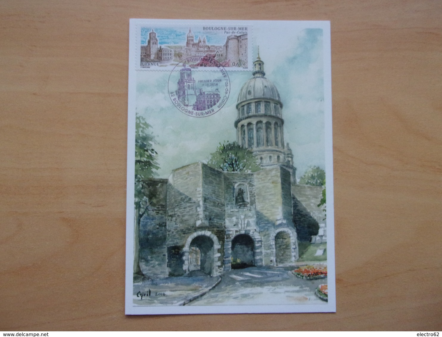 Carte Postale Cathédrale Beffroi De Boulogne Sur Mer Porte De Calais - Châteaux