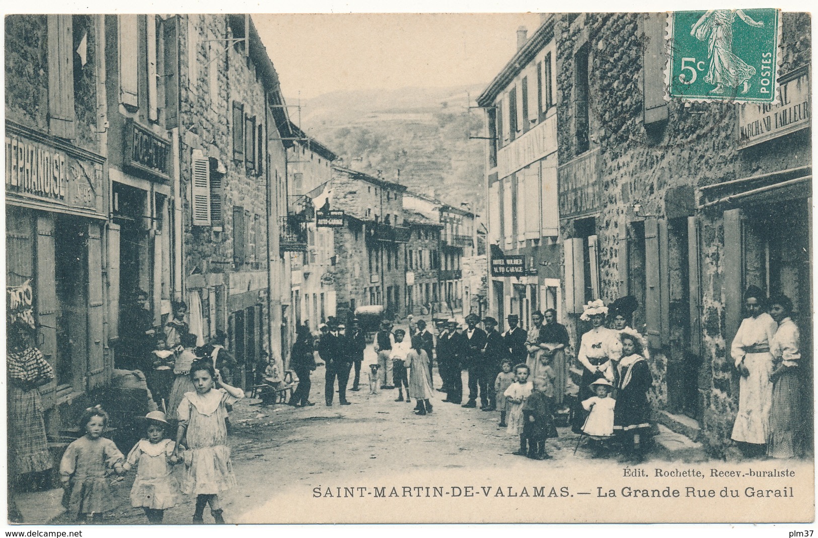 SAINT MARTIN DE VALAMAS - La Grande Rue Du Garail - Saint Martin De Valamas