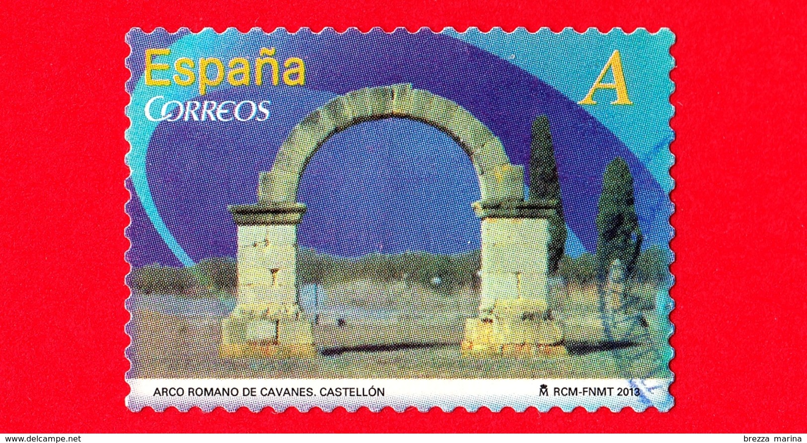 SPAGNA - Usato - 2013 - Archi - Monumenti - Arco Romano De Cavanes. Castellon - A - Usati