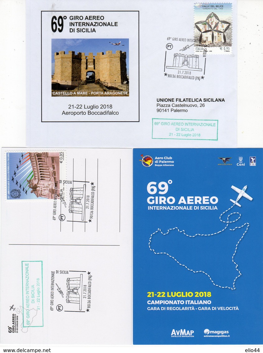 Aeroporto Boccadifalco (PA) - 2018 - 69° Giro Aereo Internazionale Di Sicilia - - 1946-....: Moderne