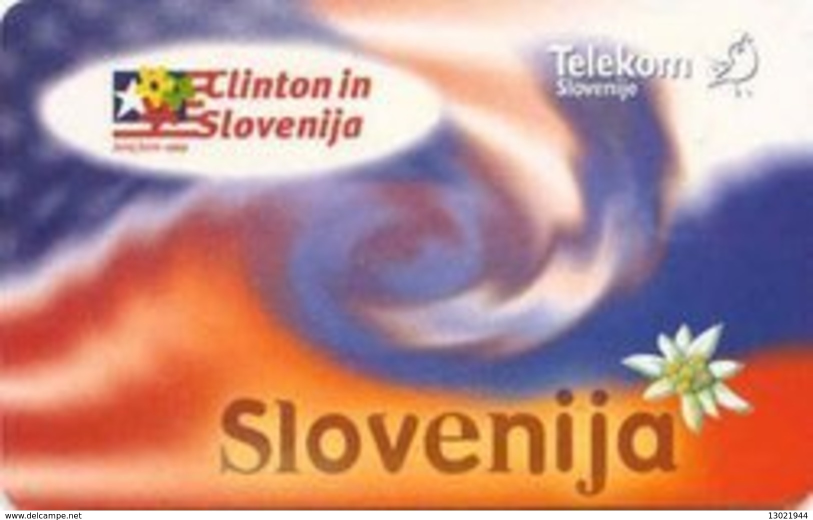 SLOVENIA SCHEDA TELEFONICA  Clinton V Sloveniji - Non Classificati