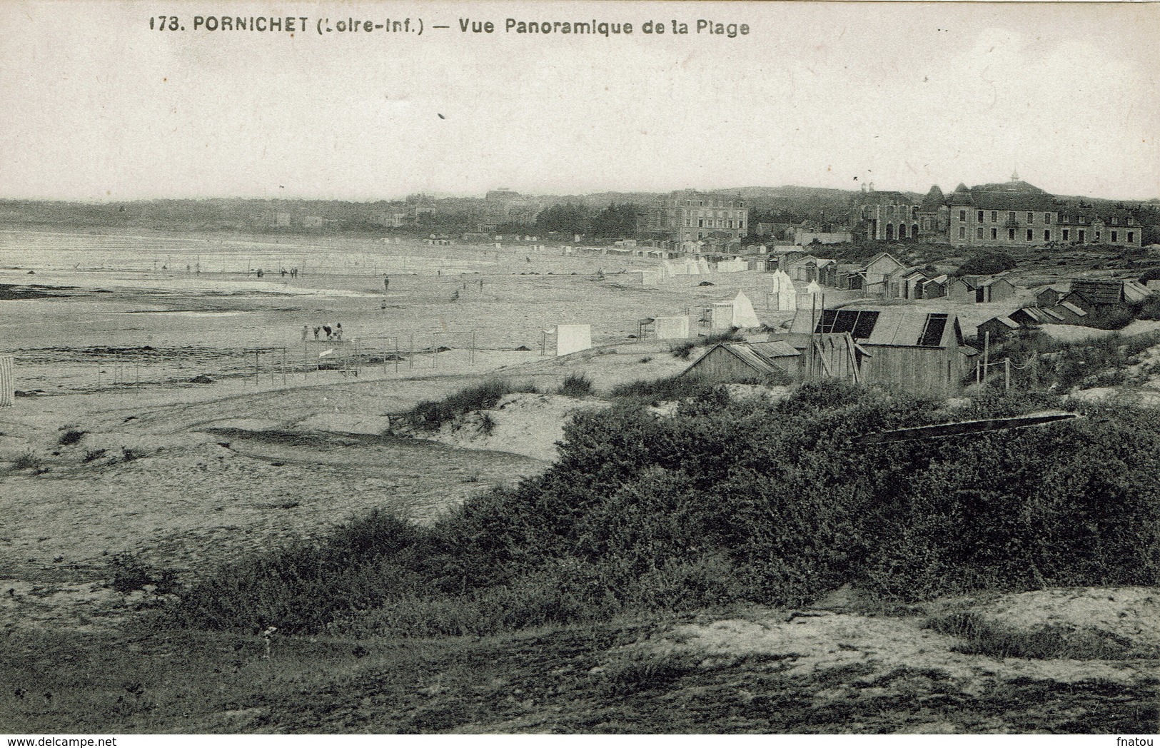 Pornichet (83), Vue Panoramique De La Plage, Jolie Carte - Pornichet