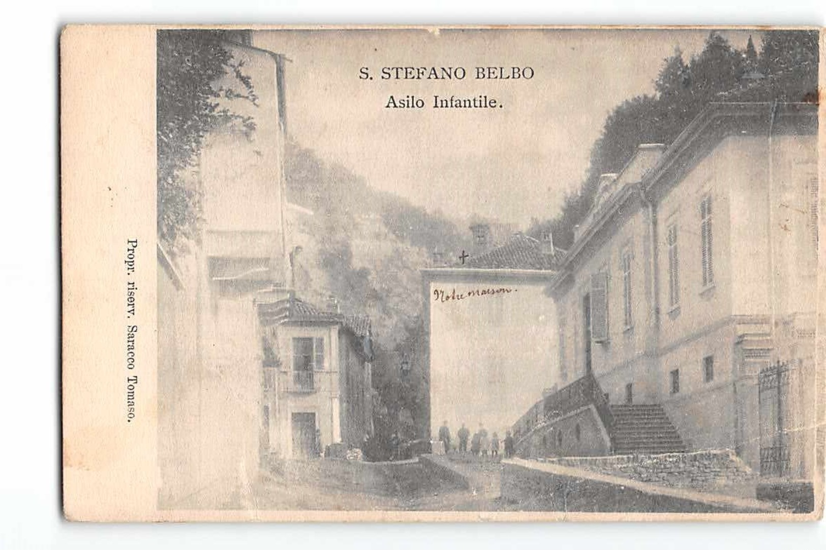 16546 S. STEFANO  BELBO ASILO INFANTILE - CUNEO - Cuneo