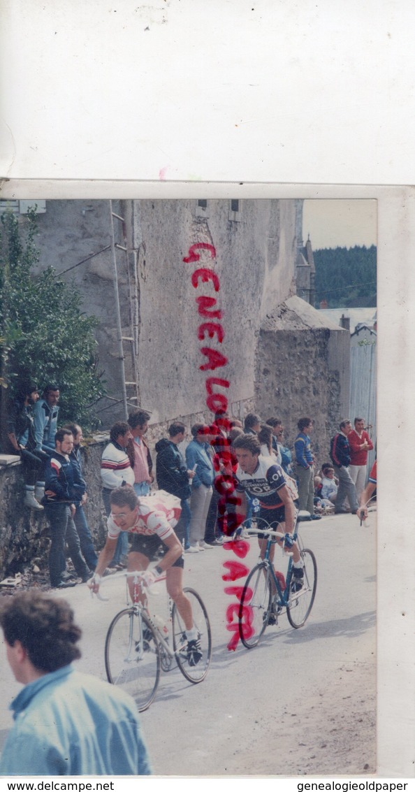 CYCLISME- 19- TOUR DES MONEDIERES- CORREZE -MARC DURAND 2E POSITION JUIN 1987-RARE PHOTO ORIGINALE - Cyclisme