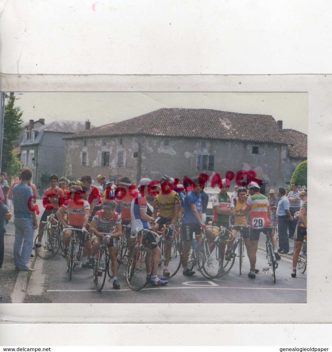 19-87-23- CYCLISME-  PHOTO ORIGINALE AOUT 1986 - Cyclisme