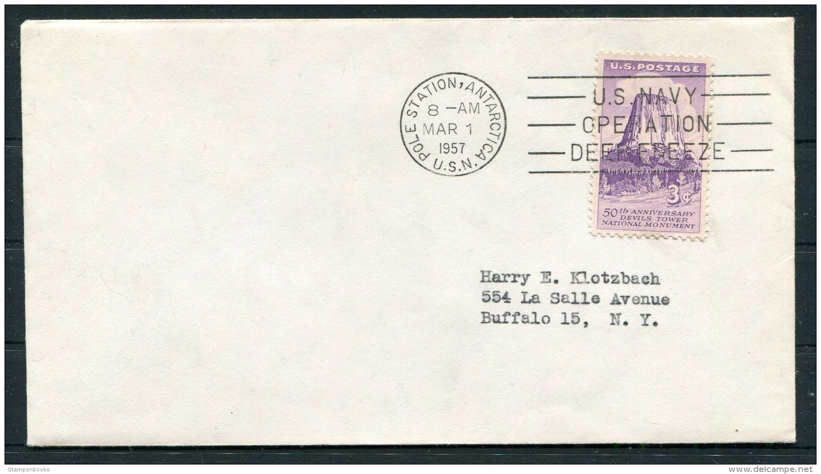 1957 USA Pole Station, Antactica, Operation Deep Freeze, Antarctic Polar Cover - Arctic Expeditions