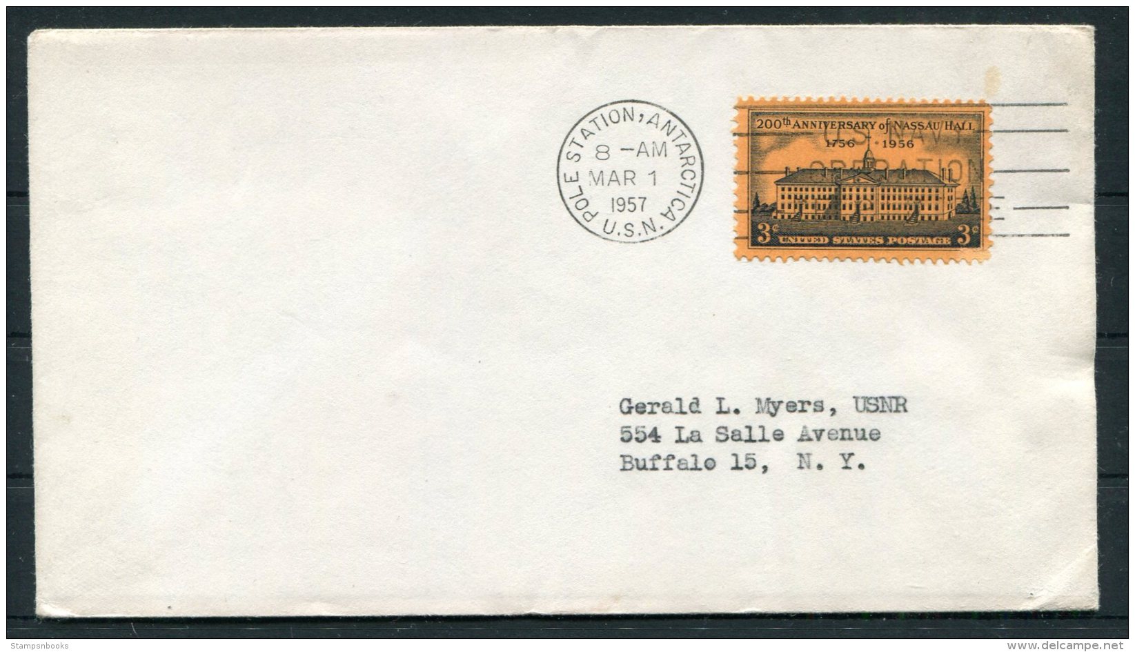 1957 USA Pole Station, Antactica, Operation Deep Freeze, Antarctic Polar Cover - Arctic Expeditions