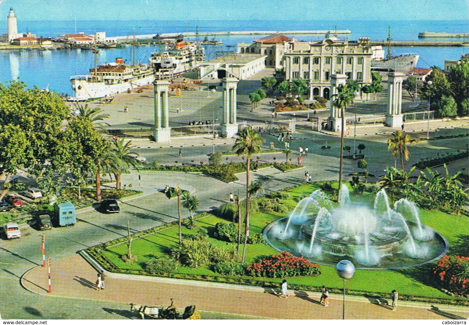 Passenger Ship Ferry Vicente Puchol In Malaga. Compañia Trasmediterranea. - Paquebote