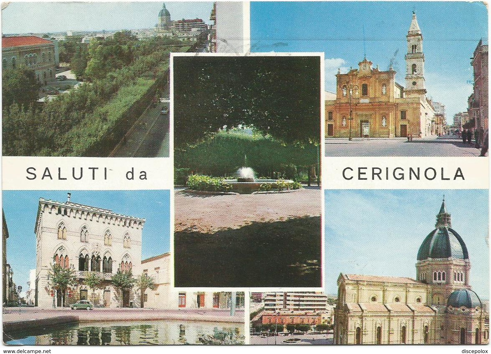 V2651 Saluti Da Cerignola (Foggia) - Panorama Vedute Multipla / Viaggiata 1972 - Cerignola