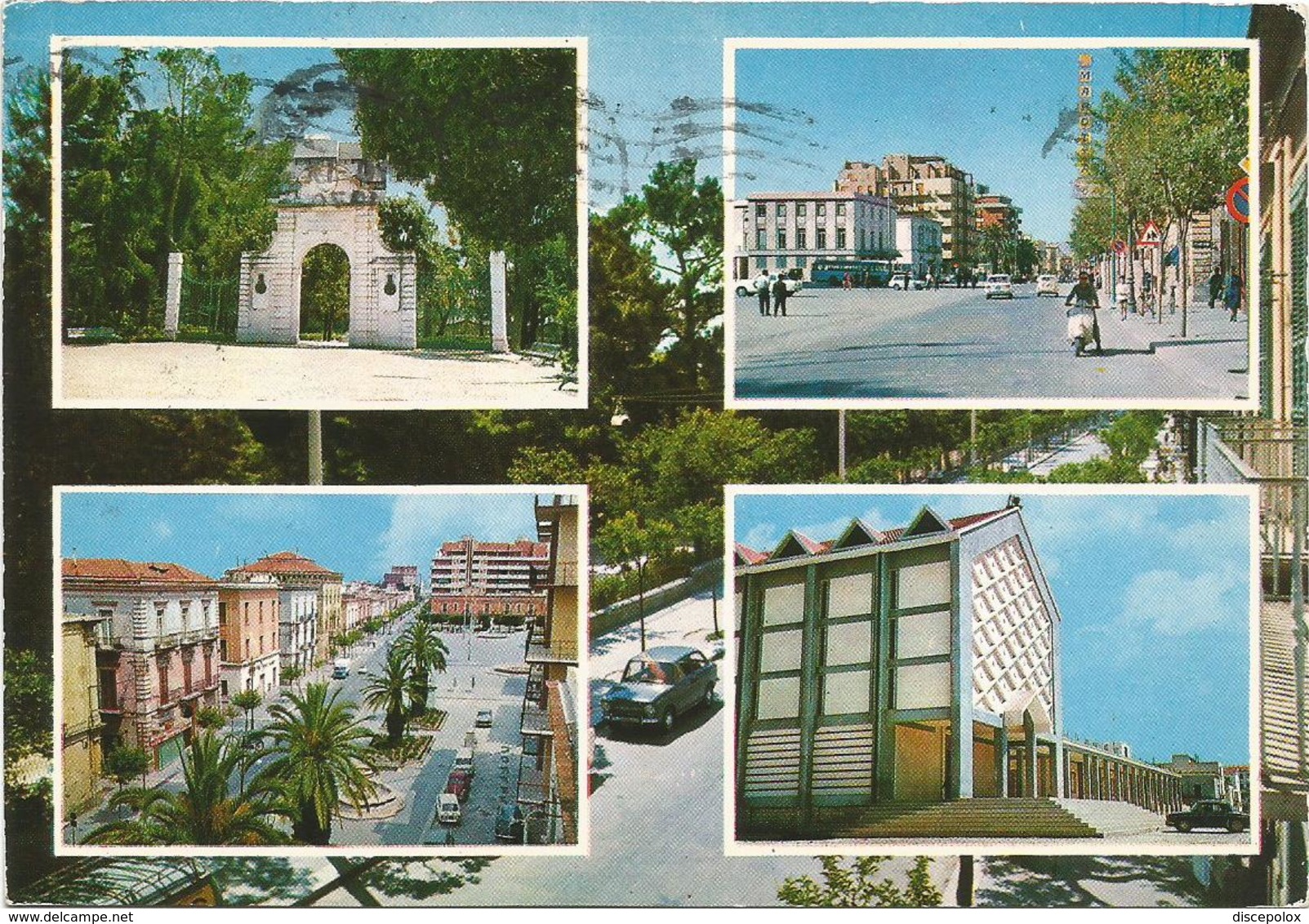 V2655 Saluti Da Cerignola (Foggia) - Panorama Vedute Multipla / Viaggiata 1970 - Cerignola