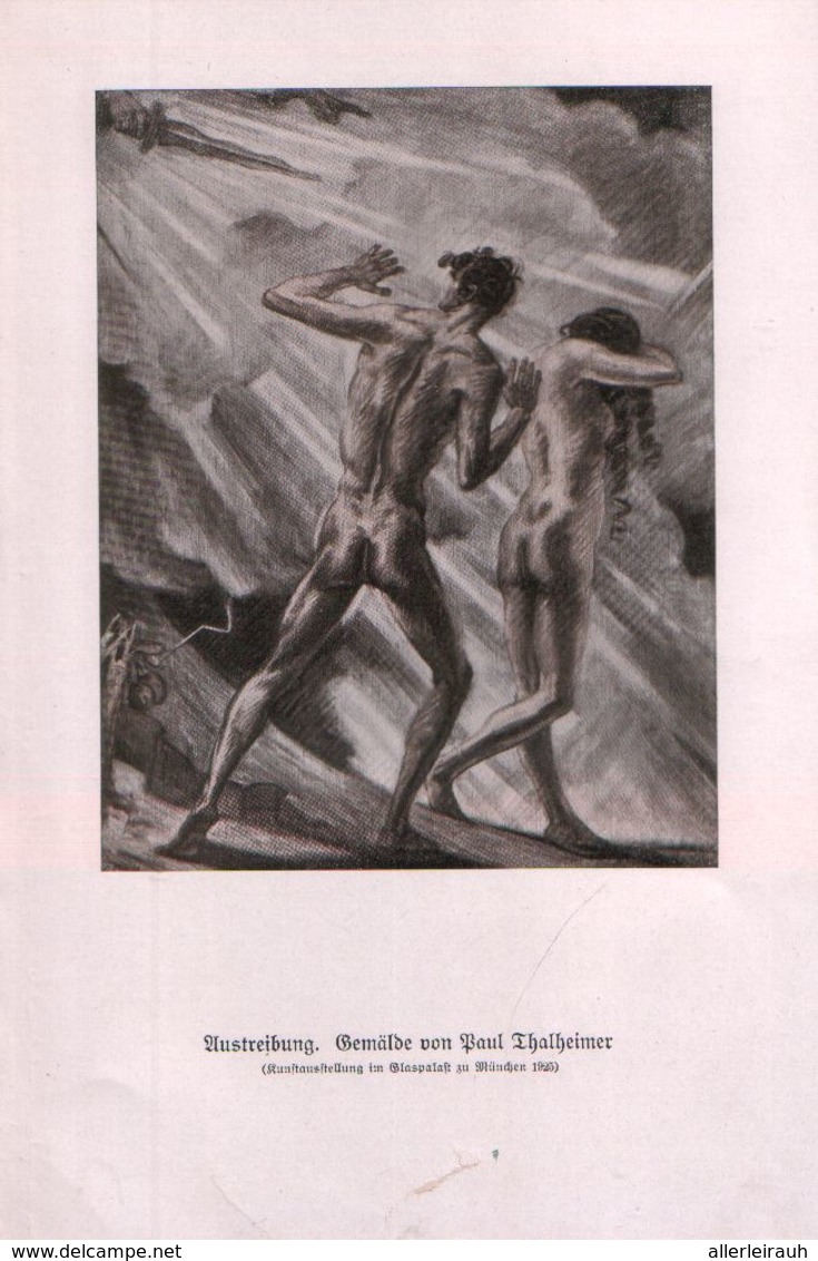 Austreibung (nach Einem Gemälde Von Paul Thalheimer)  /  Druck, Entnommen Aus Zeitschrift / 1925 - Sonstige & Ohne Zuordnung