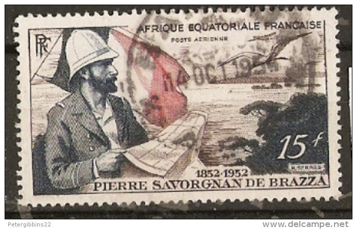 IFrench Equatorial Africa  1951  SG  270  Count Savorgnan De Brazza   Fine Used - Oblitérés