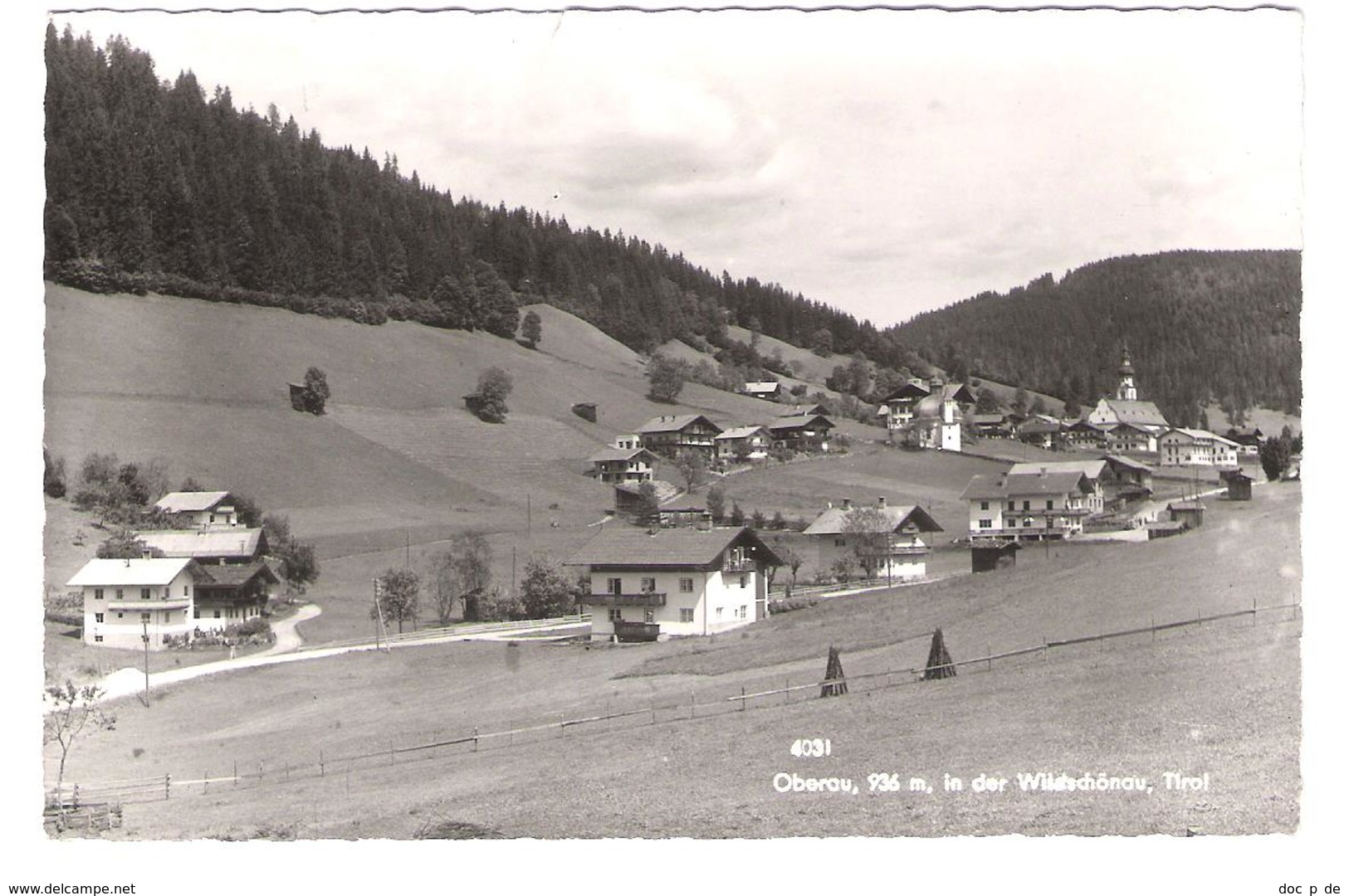 Österreich - Oberau In Der Wildschönau - Tirol - Alte Ortsansicht - Wildschönau