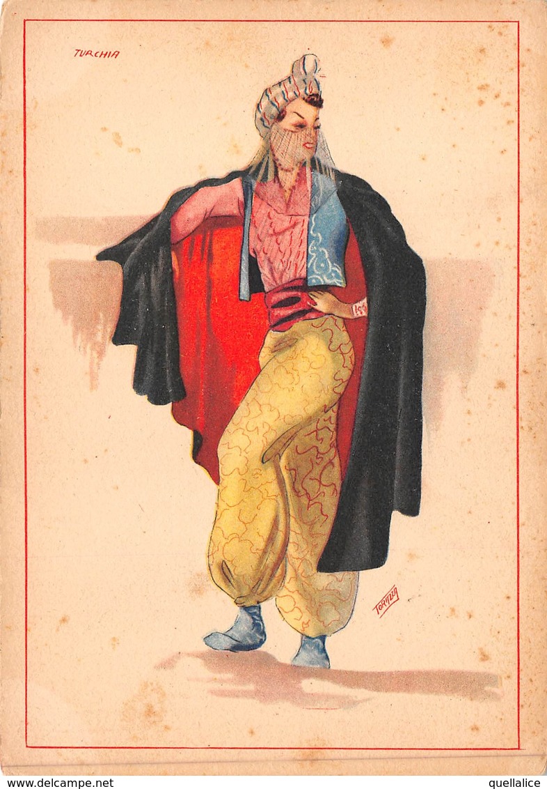 0496 "TURCHIA - COSTUME"  CART NON  SPED - Asia