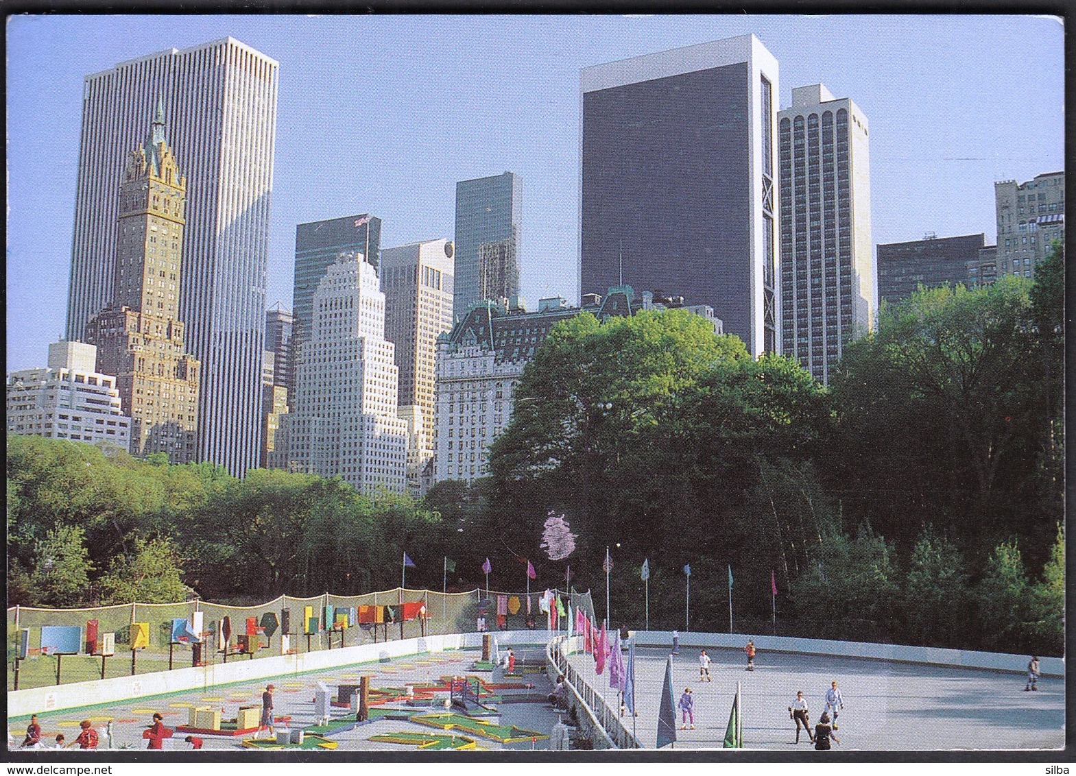 USA United States 1997 / New York City, Central Park Recreation Area With Midtown Luxury Hotels And Skyscrapers - Parchi & Giardini