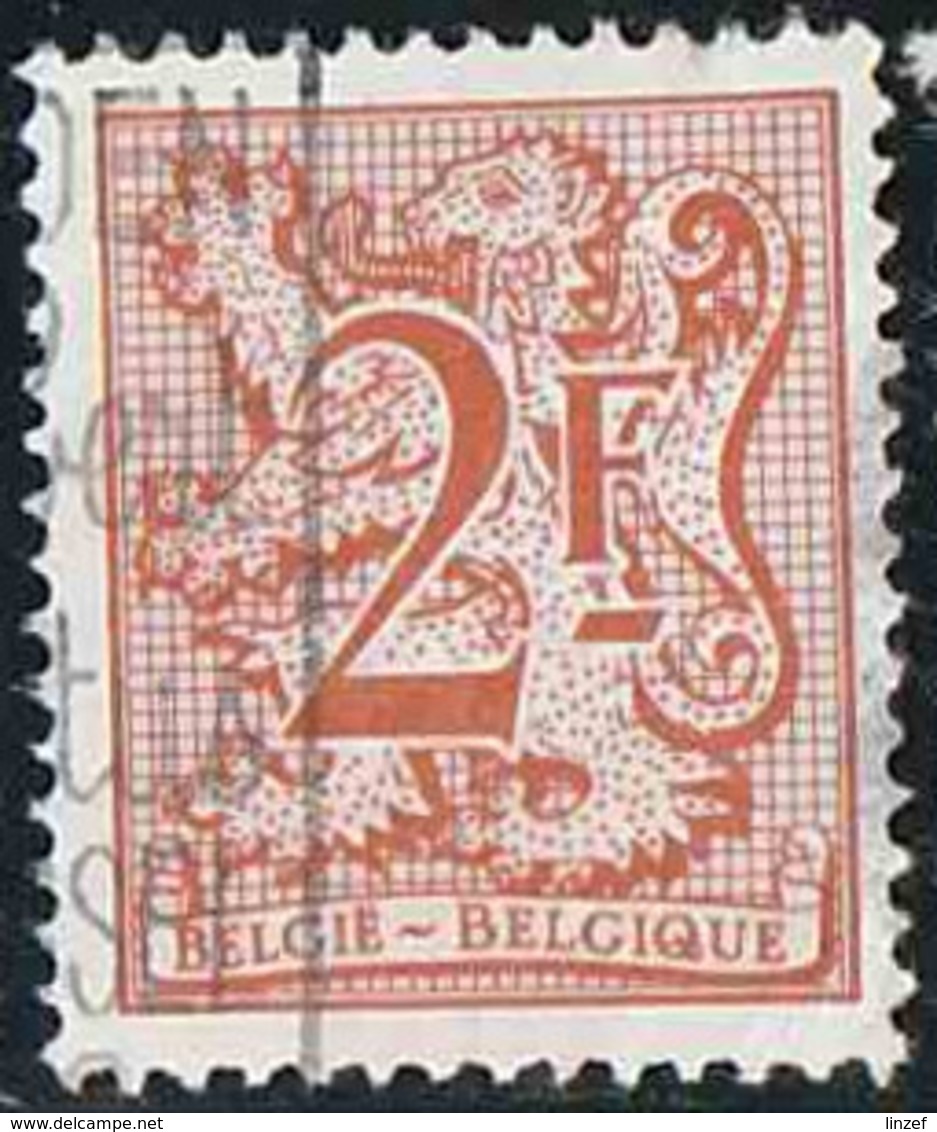 Belgique 1978 Yv. N°1898 - 2F Orange - Oblitéré - 1977-1985 Figure On Lion