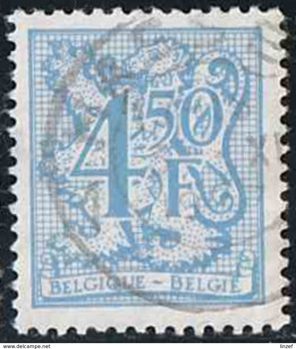 Belgique 1977 Yv. N°1845 - 4F50 Lavande - Oblitéré - 1977-1985 Chiffre Sur Lion