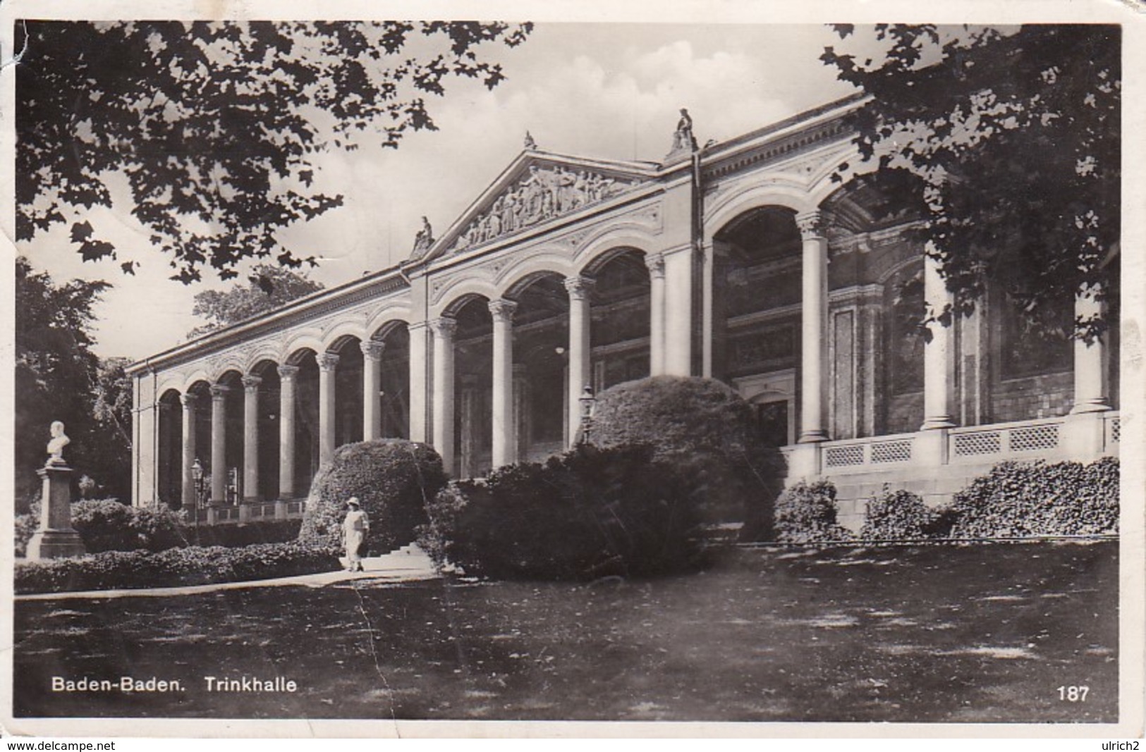 AK Baden-Baden - Trinkhalle - 1935 (36717) - Baden-Baden