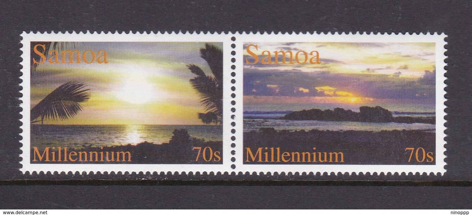 Samoa SG 1058-1059 2000 Millennium.mint Never Hinged - Samoa