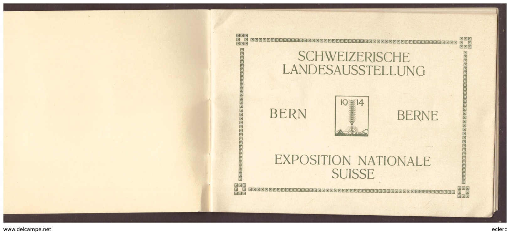 ALBUM SOUVENIR - SCHWEIZ. LANDESAUSSTELLUNG 1914 - EXPOSITION NATIONALE SUISSE 1914 - TB - Altri & Non Classificati