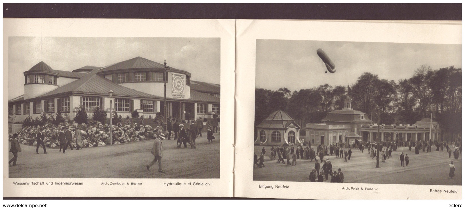 ALBUM SOUVENIR - SCHWEIZ. LANDESAUSSTELLUNG 1914 - EXPOSITION NATIONALE SUISSE 1914 - TB