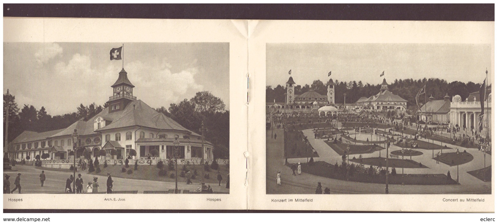 ALBUM SOUVENIR - SCHWEIZ. LANDESAUSSTELLUNG 1914 - EXPOSITION NATIONALE SUISSE 1914 - TB