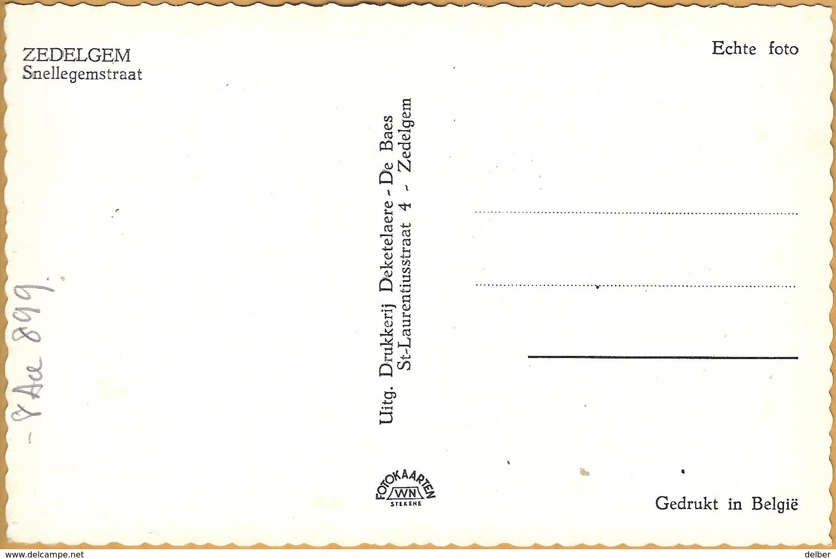 8Aa-899: Zedelgem Snellegemstraat - Zedelgem