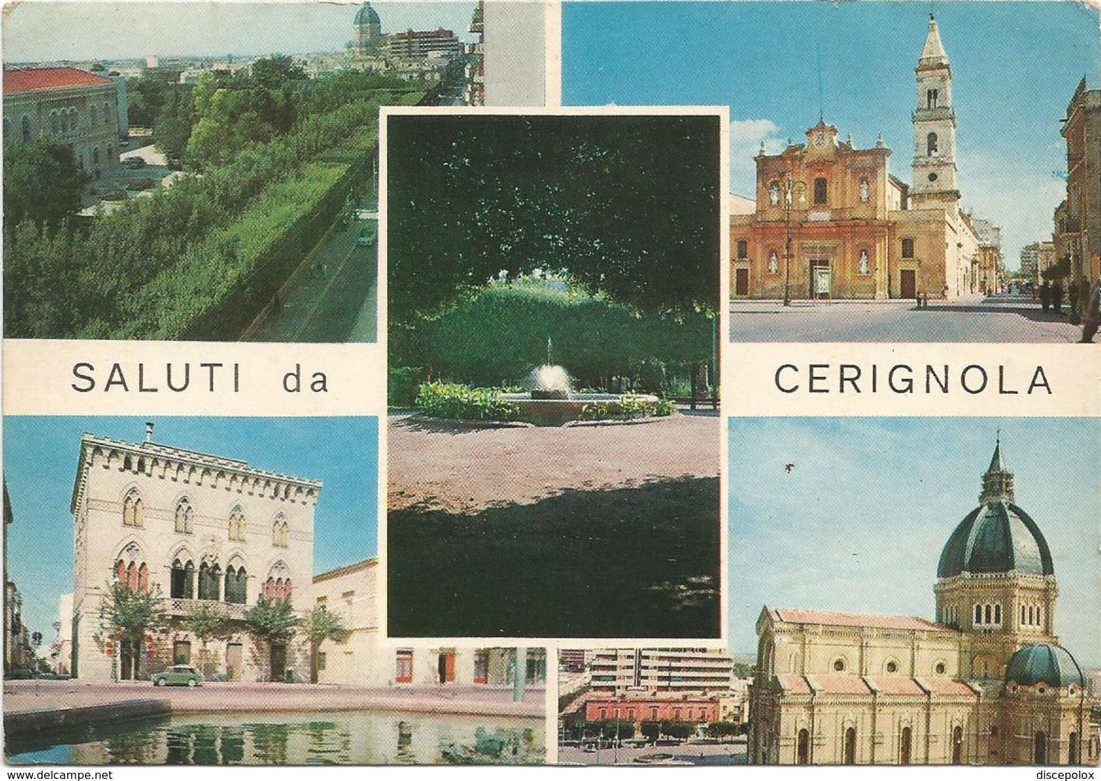 V2676 Saluti Da Cerignola (Foggia) - Panorama Vedute Multipla / Viaggiata 1969 - Cerignola