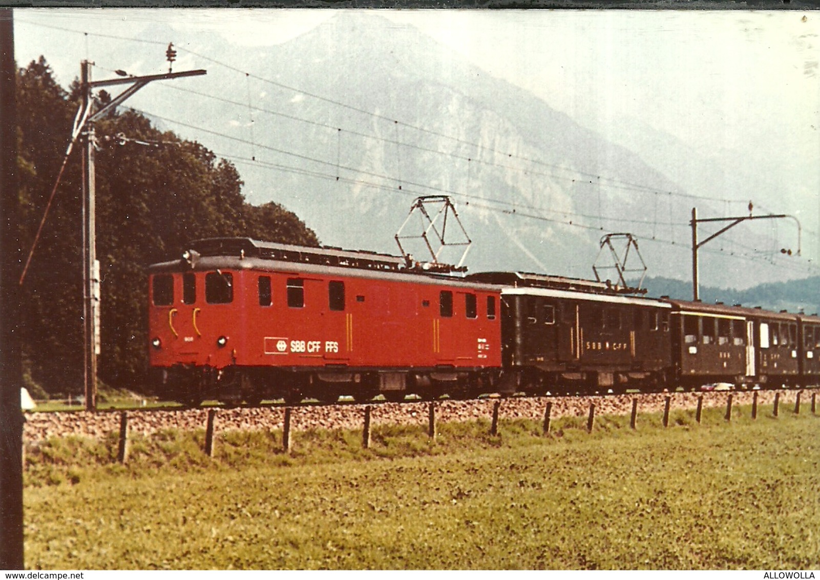 1302 " TRENI - RACCOLTA DI 60 IMMAGINI SU CARTA FOTOGRAFICA " - Treni