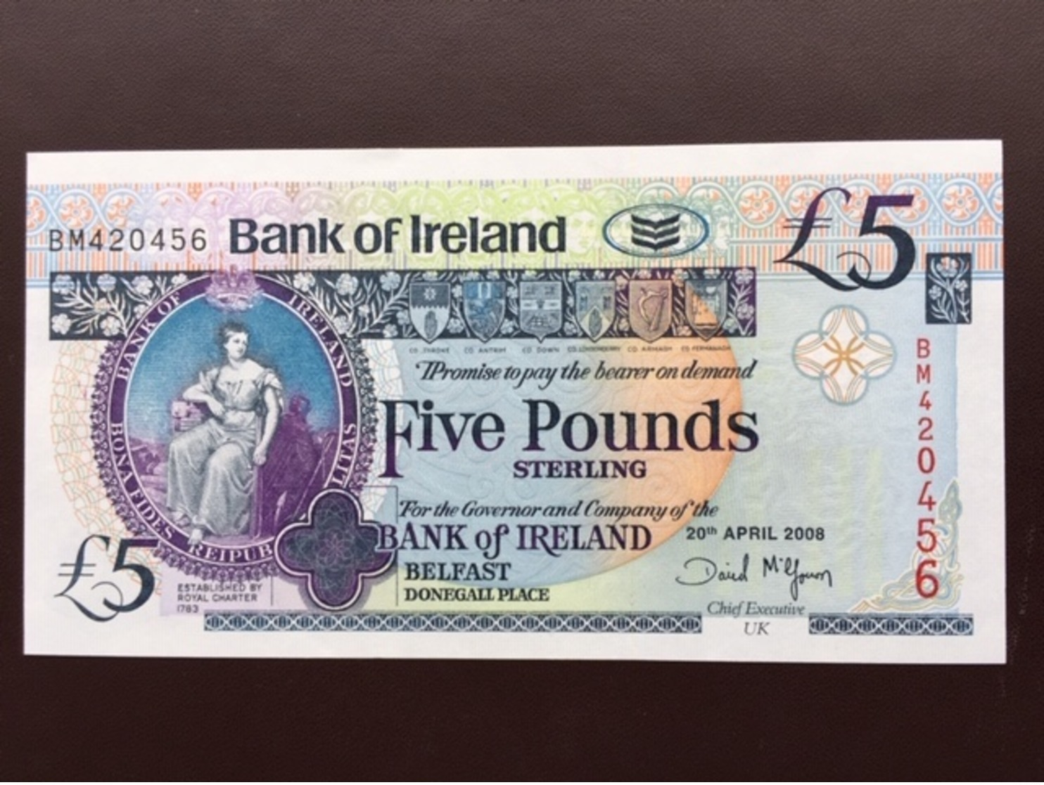 NORTHERN IRELAND P83 5 POUNDS 20.04.2008 UNC - 5 Pounds