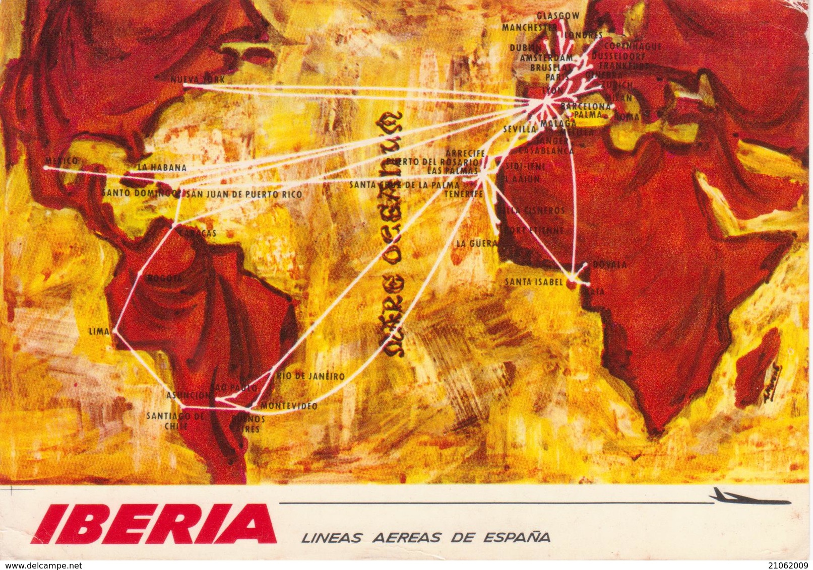 IBERIA Lineas Aereas De Espana - Publicité