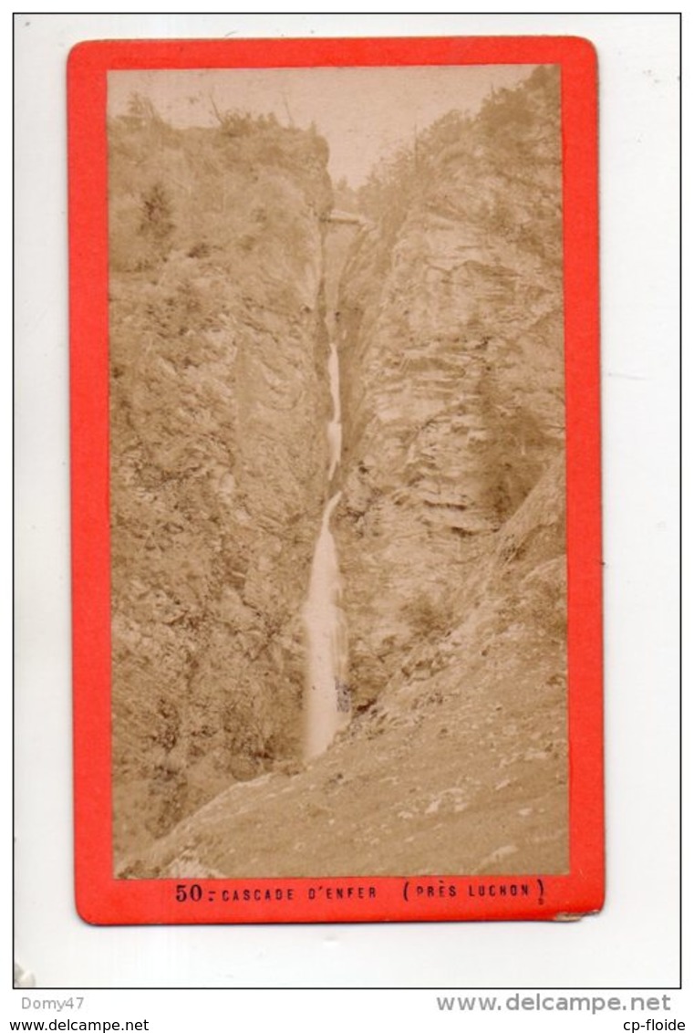 31 - PHOTOGRAPHIE LUCHONNAISE . CASCADE D'ENFER PRÈS DE LUCHON . PHOTO E. SOULÉ . ALLÉE DES BAINS - Réf. N°11801 - - Lieux