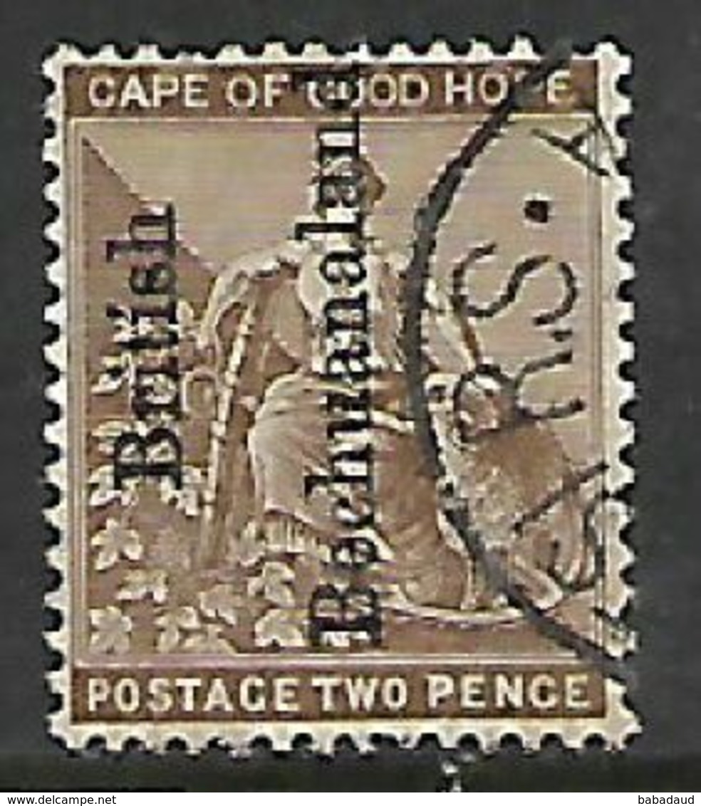 Bechuanaland, 1891, Opt On 2d Brown Of Cape Of Good Hope, Used - 1885-1895 Crown Colony