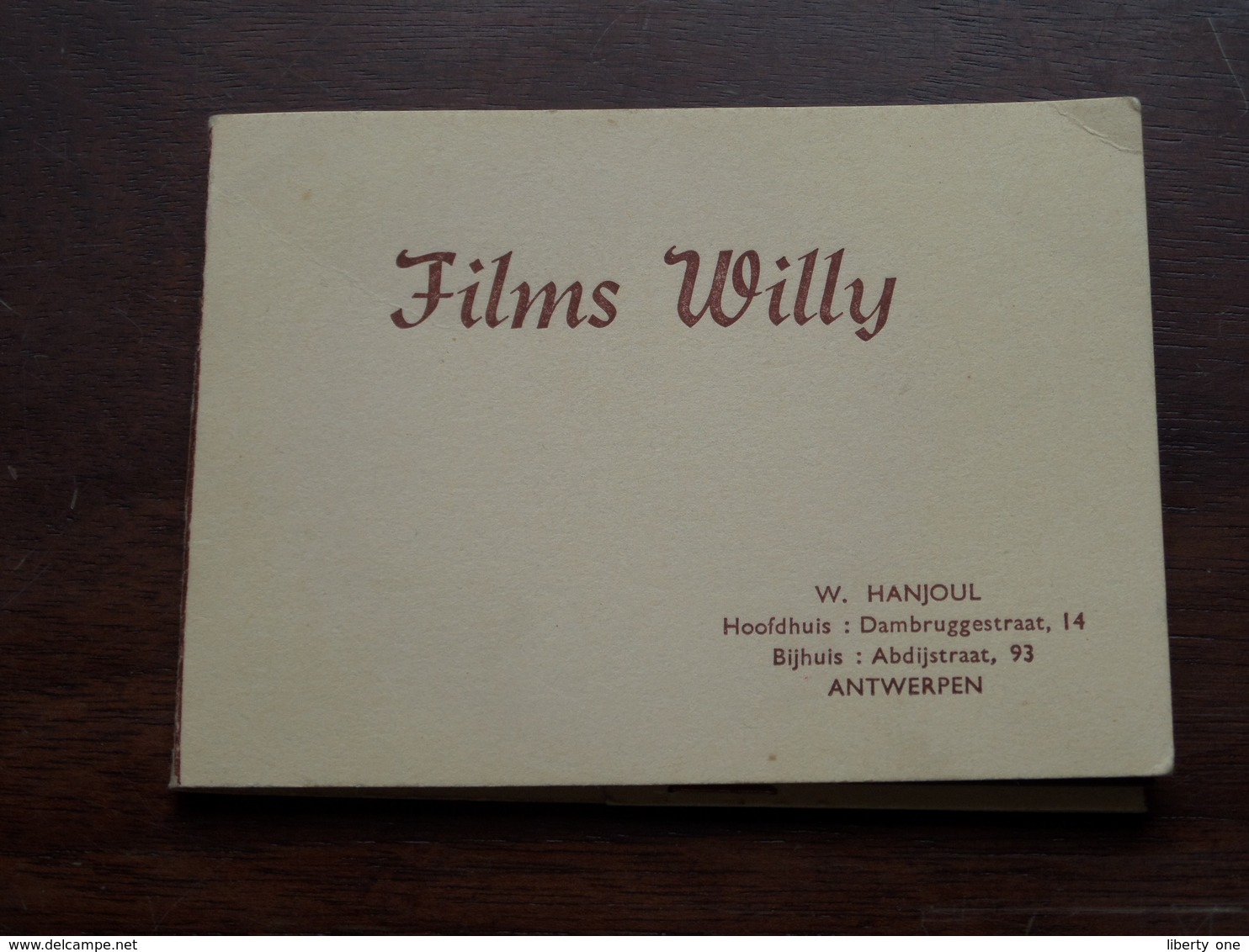 Films WILLY Dambruggestr. ANTWERPEN ( Klein Album 11,5 X 8,5 Cm.) > Anno 19?? ( Zie/voir Photo ) ! - Matériel & Accessoires