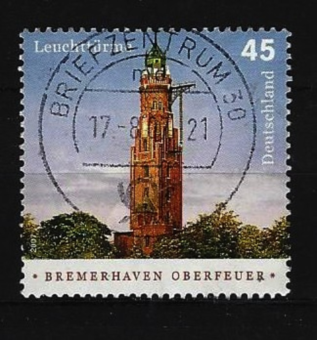 BUND - Mi-Nr. 2612 Leuchtturm Bremerhaven Oberfeuer Gestempelt (9) - Gebraucht