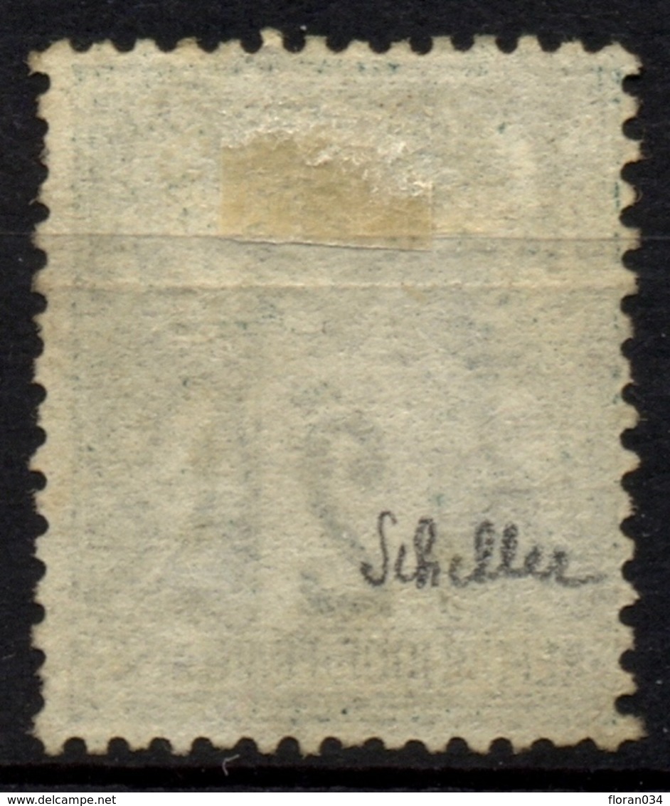 France N° 62 Obl. Càd - Signé Scheller - 2ème Choix - Cote 340 Euros - 1876-1878 Sage (Type I)