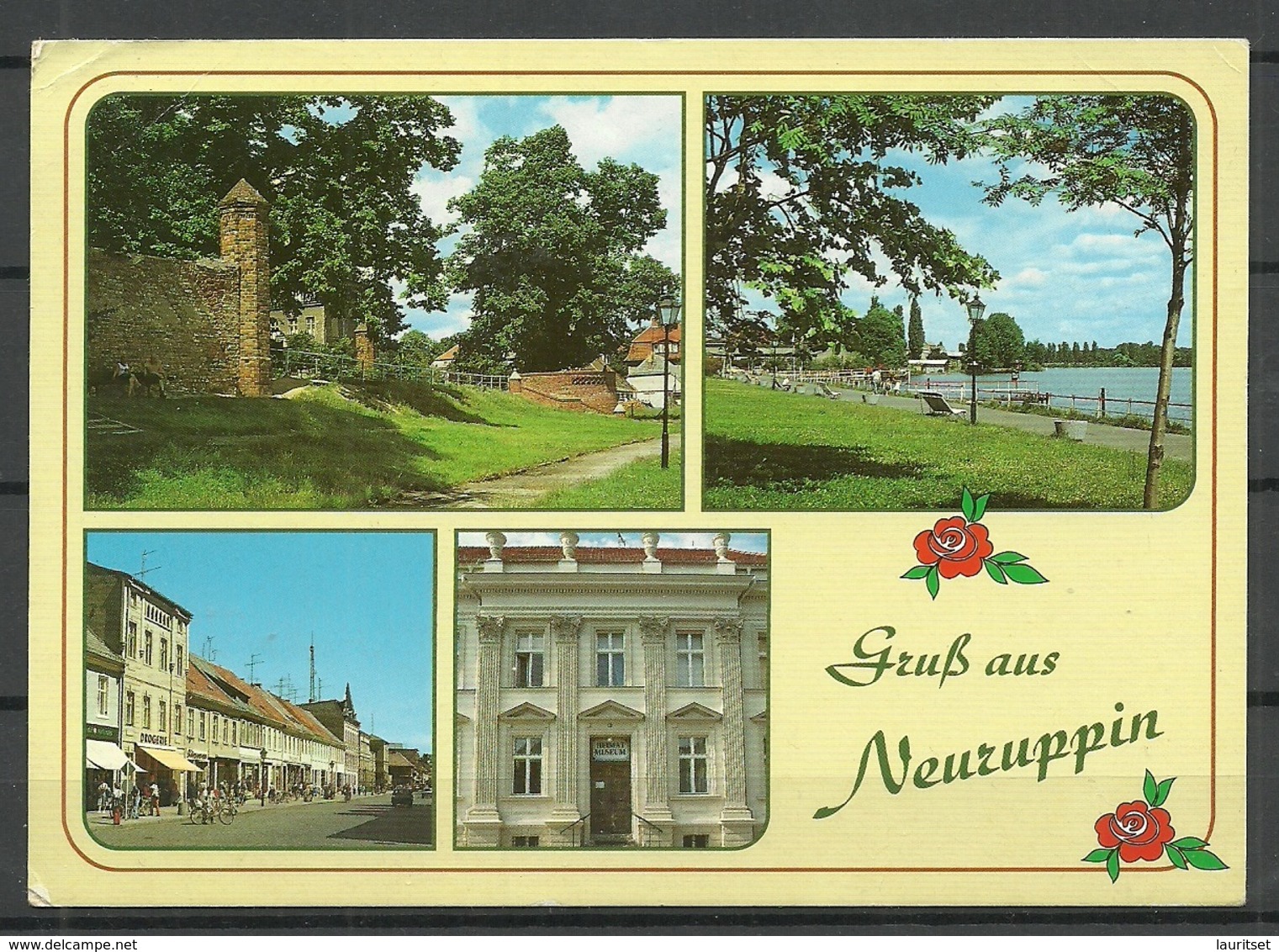 Deutschland Ansichtskarte NEURUPPIN Gesendet 1994, Mit Briefmarke - Neuruppin