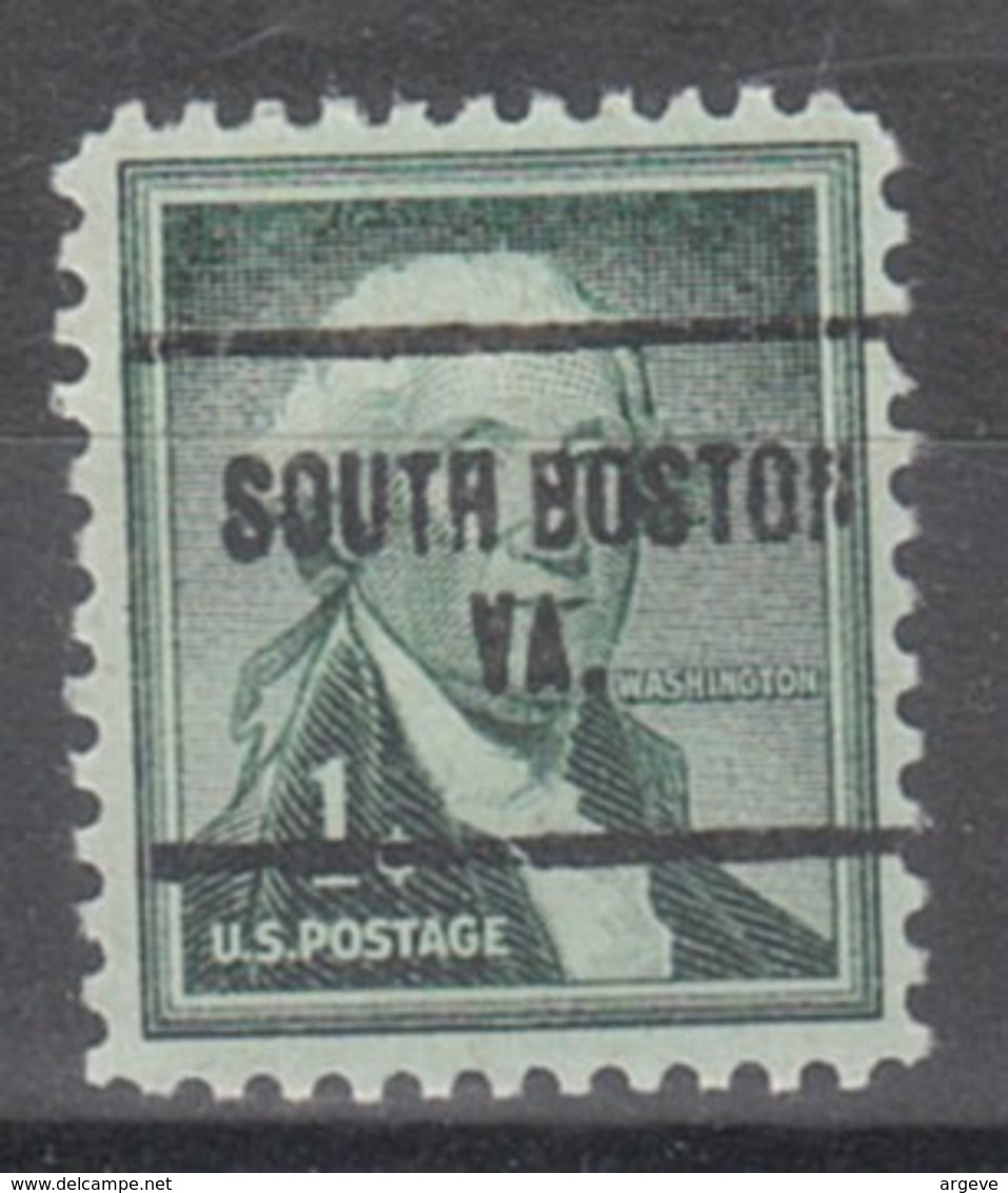 USA Precancel Vorausentwertung Preo, Locals Virginia, South Boston 704 - Vorausentwertungen