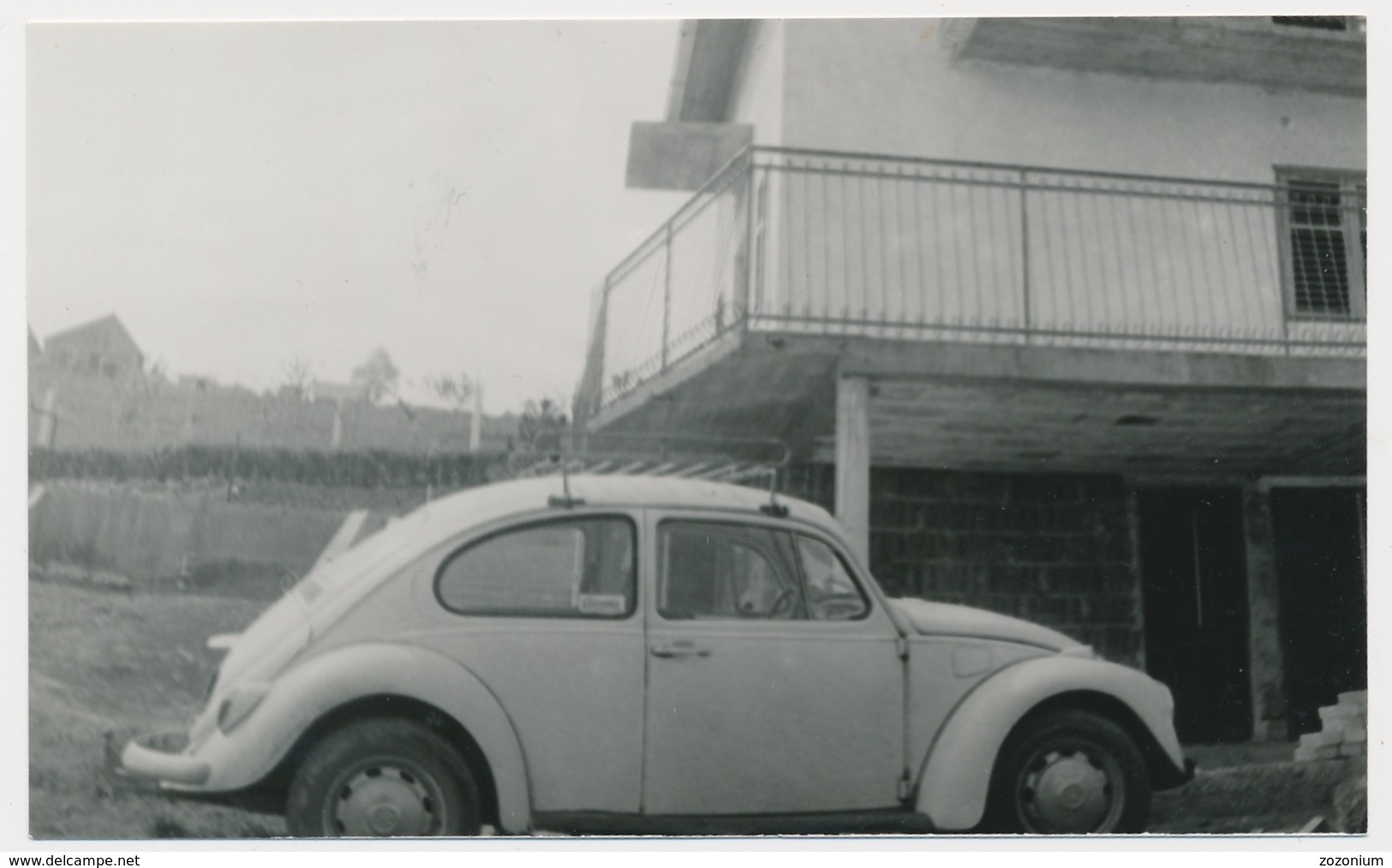 OLD CAR VINTAGE AUTO VW Coccinelle Voiture, Automobilia Old Photo - Automobili