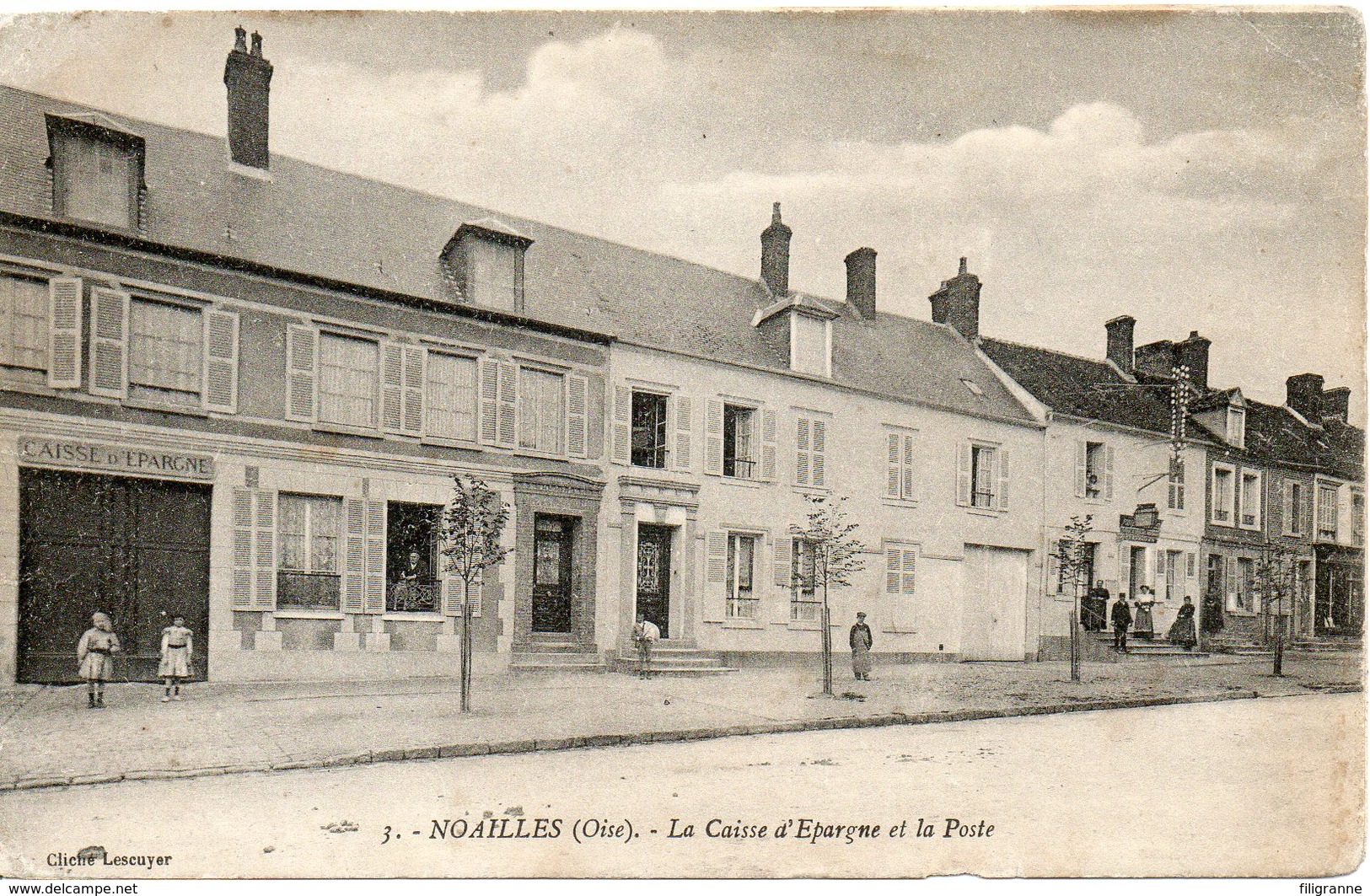 La Caisse D Epargne Et La Poste - Noailles