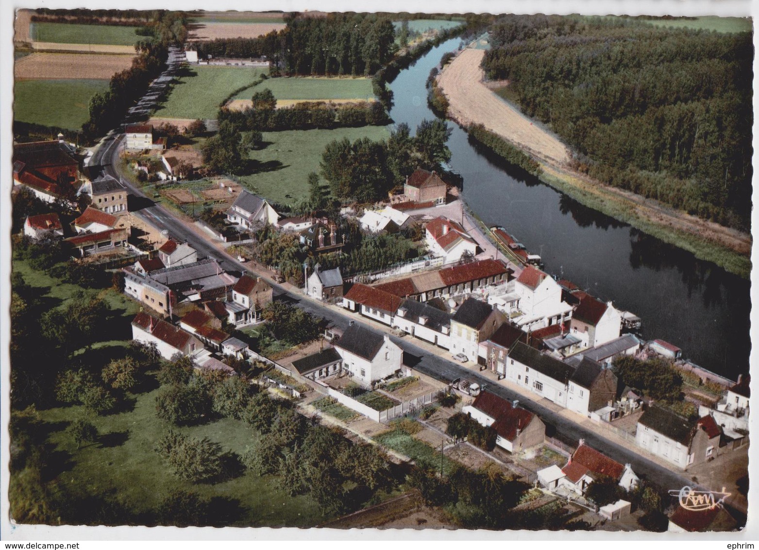 Bléharies (Hainaut) - Le Village Et L'Escaut - Vue Aérienne - Autres & Non Classés