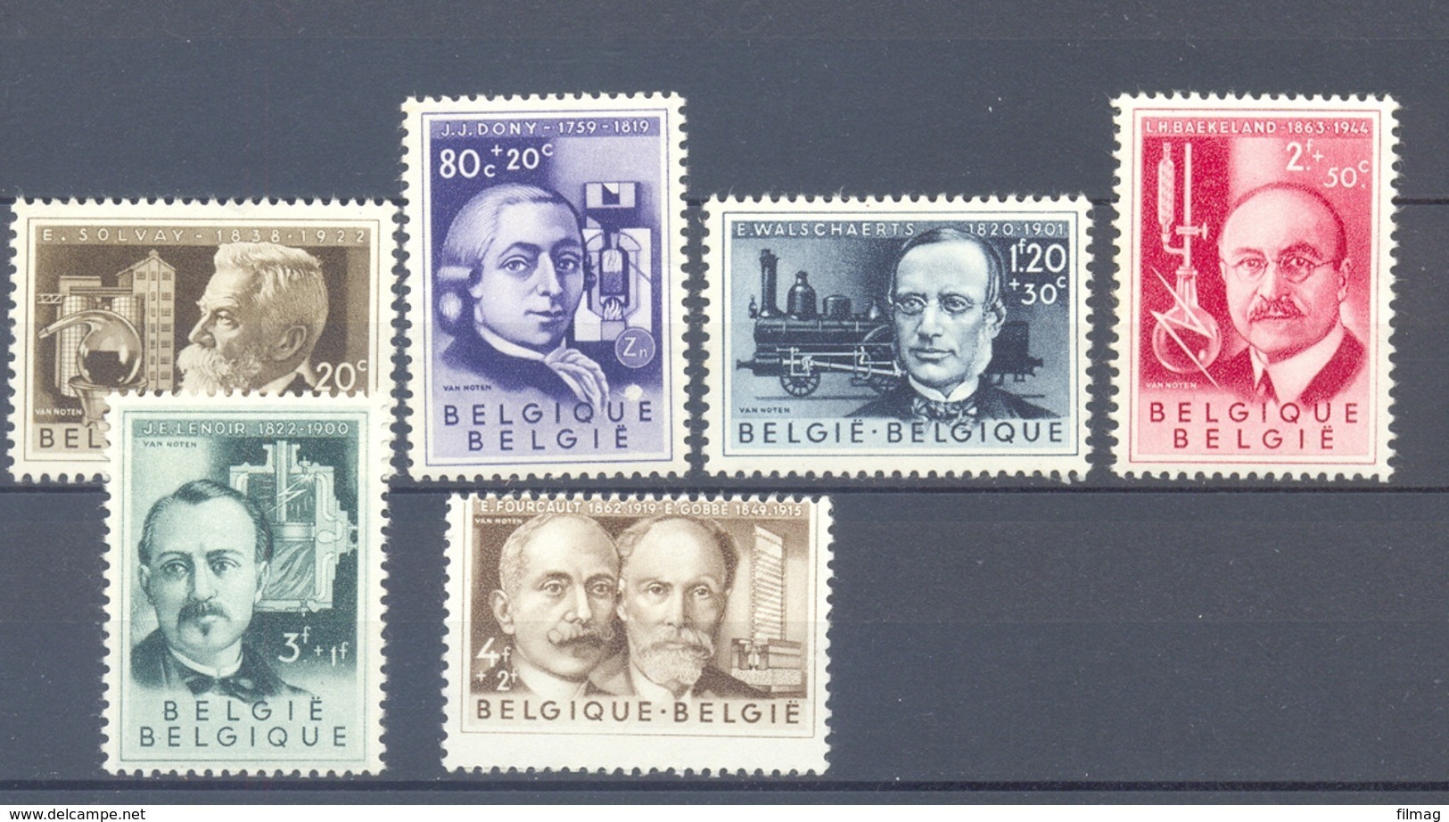 973/978 UITVINDERS  POSTFRIS** 1955 - Neufs