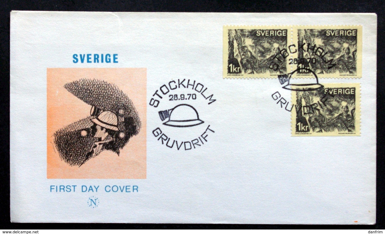 Sweden 1970     Minr.689  FDC  (lot  438) - FDC